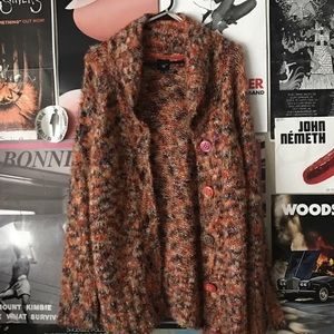 Oversized Colorful Cardigan